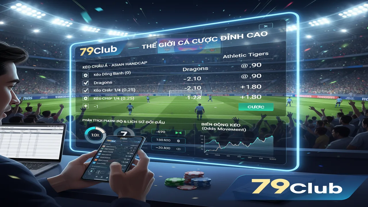 Hướng dẫn cách đọc kèo Châu Á 79Club