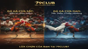 Đá gà cựa sắt và đá gà cựa dao: Sự khác biệt 79Club