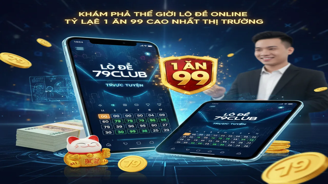 Hướng dẫn chơi Lô đề trực tuyến 1 ăn 99 79Club