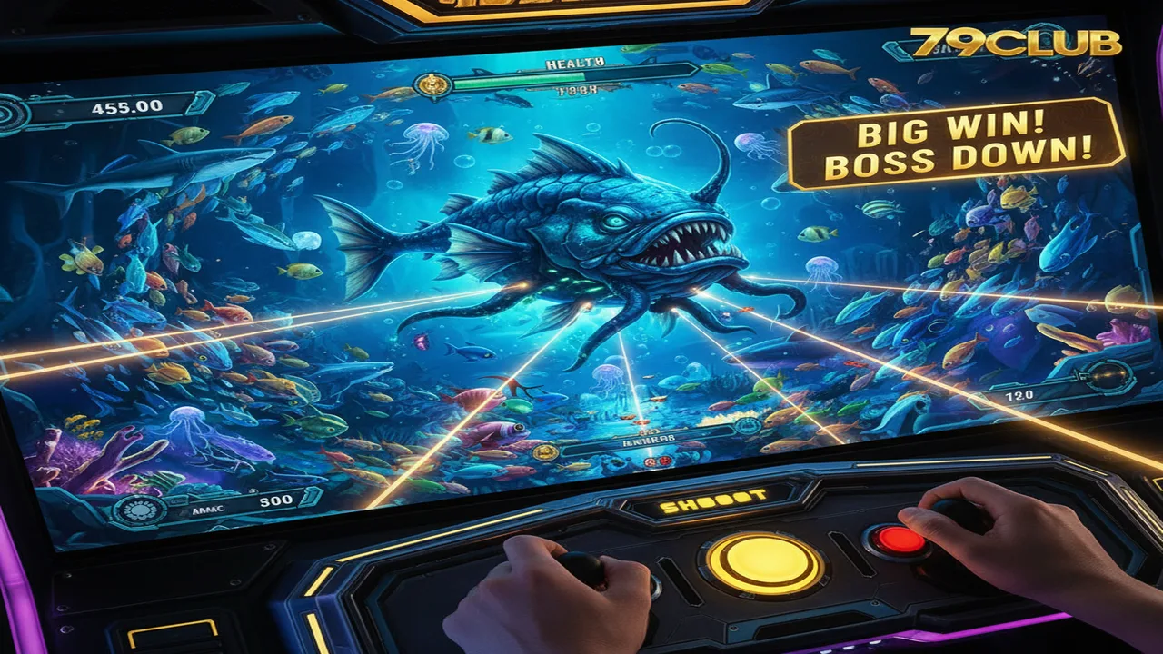 Mẹo săn Boss trong Bắn cá: Diệt cá lớn nhanh nhất 79Club