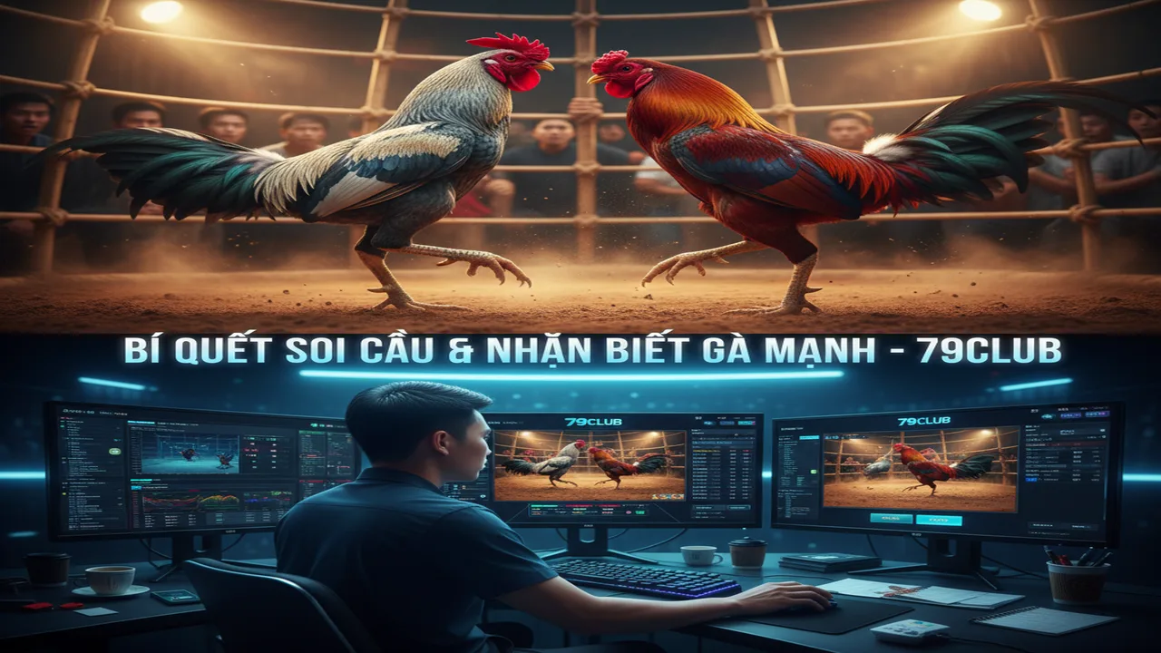 Kinh nghiệm soi cầu đá gà: Cách nhận biết gà mạnh 79Club
