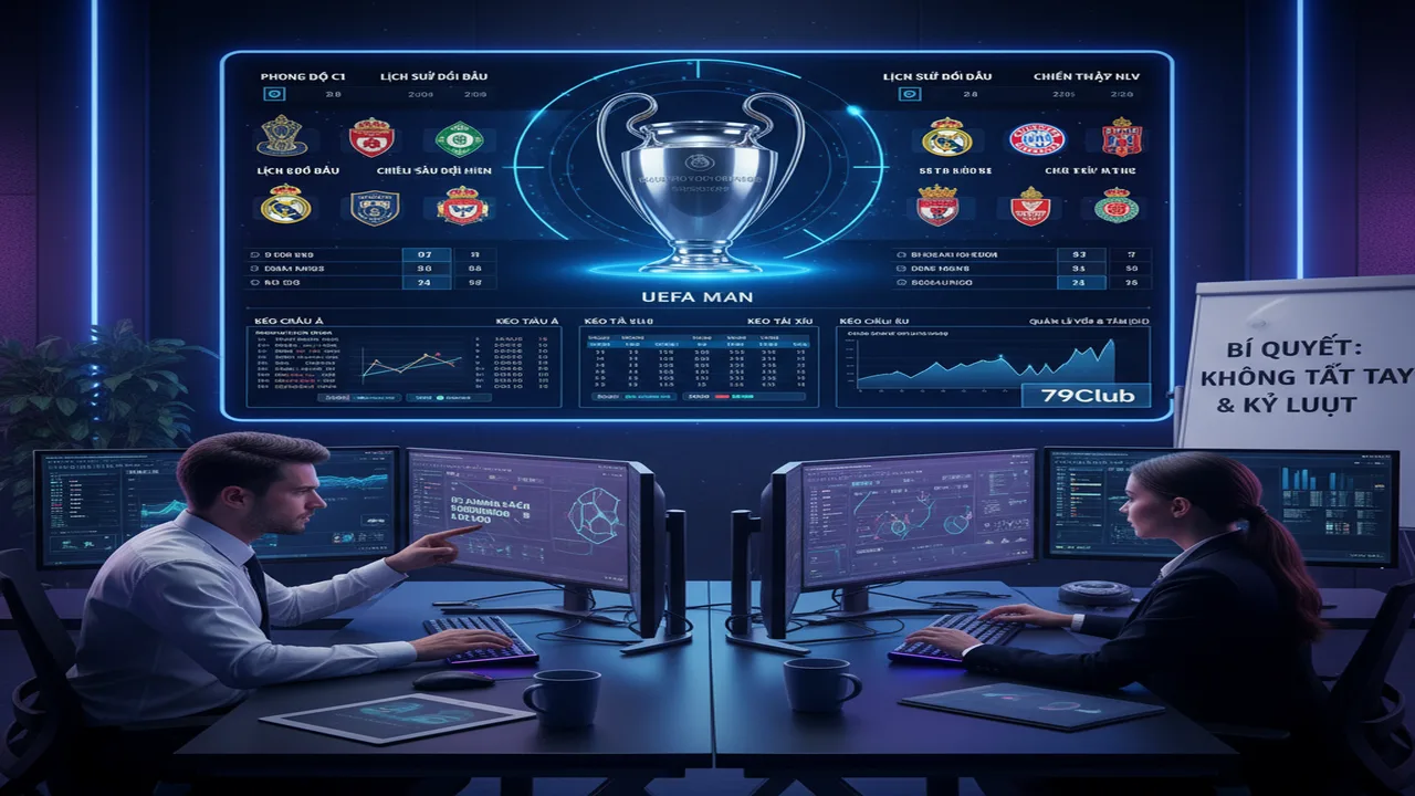 Hướng dẫn soi kèo Cúp C1 (Champions League) chi tiết 79Club