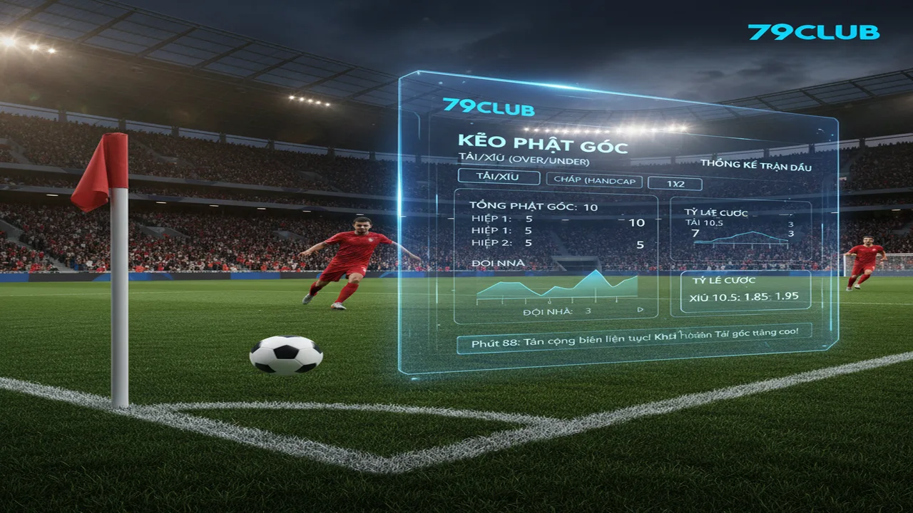 Cách soi kèo phạt góc (Corner) hiệu quả nhất 79Club