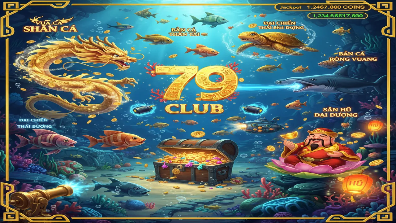 Top 5 trò chơi Bắn cá đồ họa đẹp, dễ nổ hũ nhất 79Club