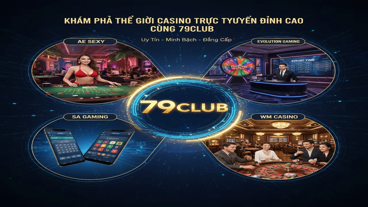 Top các sảnh Casino uy tín nhất hiện nay 79Club